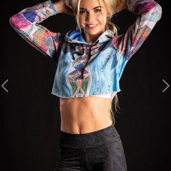 Electrothreads Gemini Cropped Hoodie - Picture 4 of 4